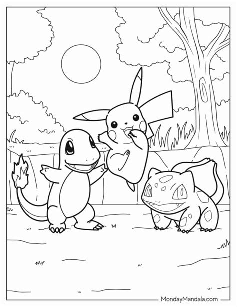 28 Pokemon Coloring Pages (Printable Free PDF For。